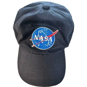 NASA Ball Cap Women Hat Adjustable Blue With Embroidered Applique Kid U Not
